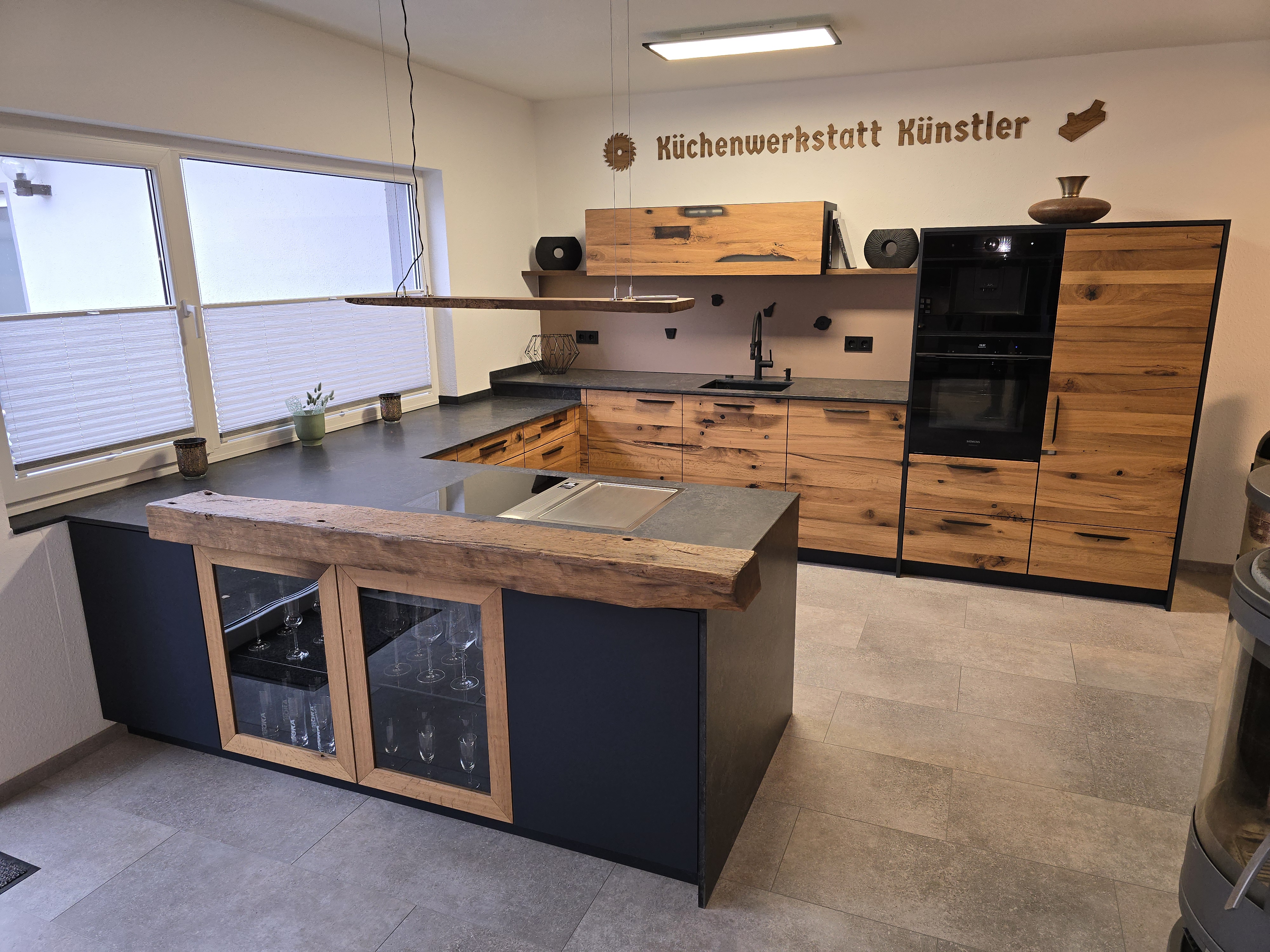 Eiche Altholz-Küche